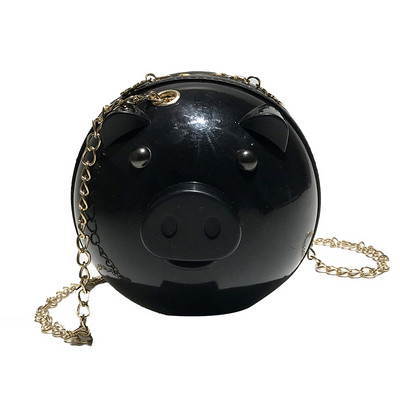 Geanta de dama moderna in forma de porc in mai multe culori