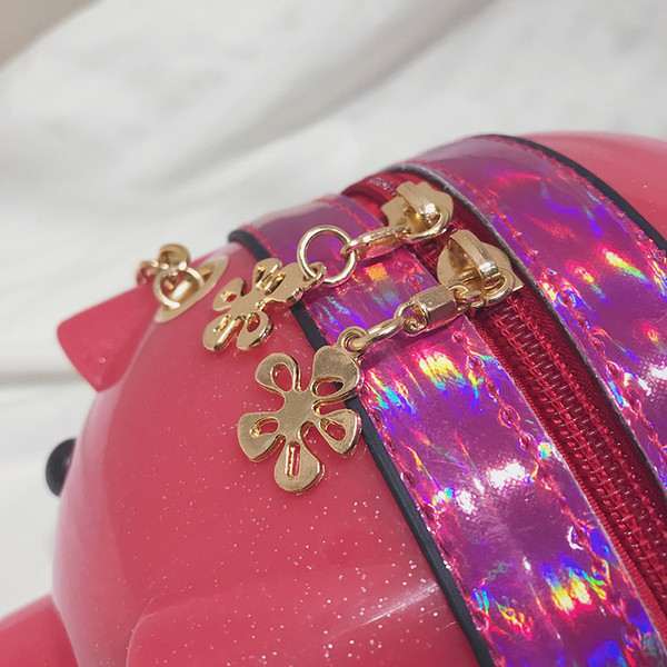 Geanta de dama moderna in forma de porc in mai multe culori