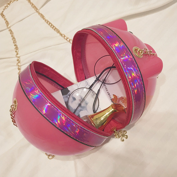 Geanta de dama moderna in forma de porc in mai multe culori