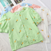 Cămașă casual de damă în patru culori cu broderie