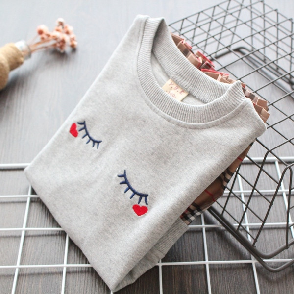 Rochie de copii model nou pentru fete in gri si roz