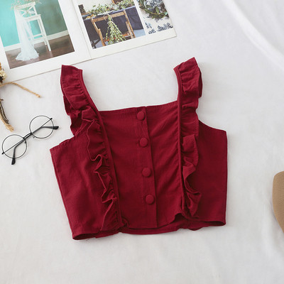 Top de damă modern în patru culori - cu nasturi