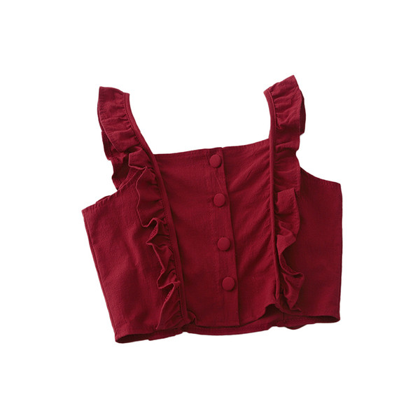 Top de damă modern în patru culori - cu nasturi