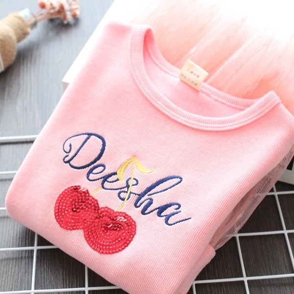 Rochie moderna pentru copii pentru fete cu tul in gri si roz