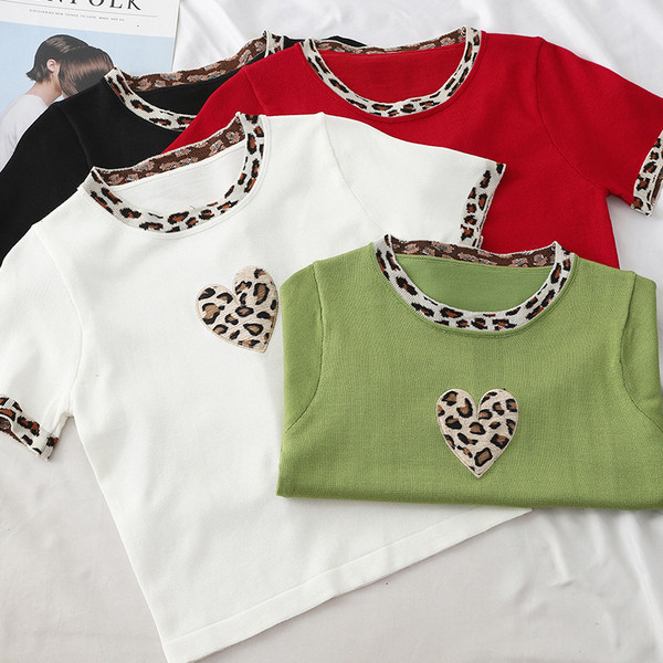 Tricou casual dama cu decolteu O in patru culori