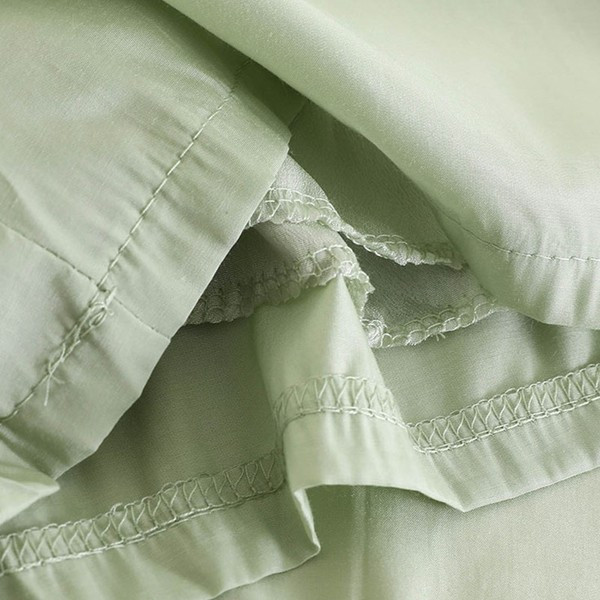 Set de dama model nou camasa + pantaloni in verde, alb si negru