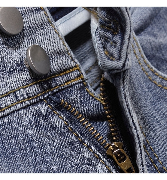 Blugi casual dama model slim de culoare gri