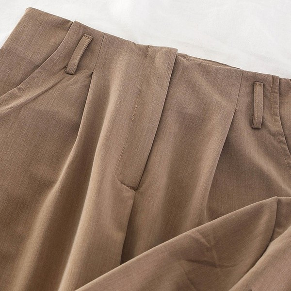 Set modern pentru femei din două părți în maro și negru