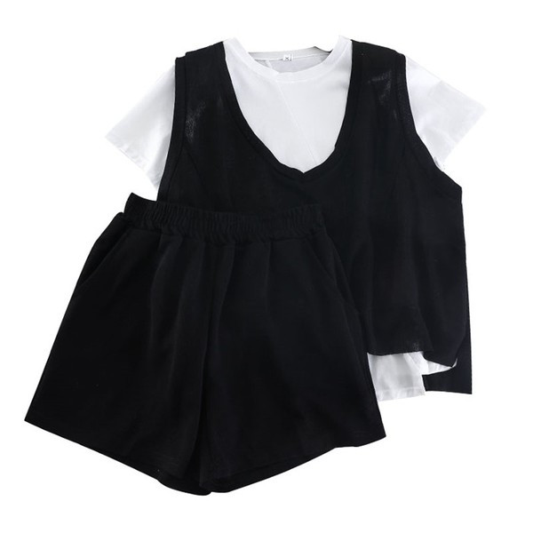 Trusa sport pentru femei în două părți - trei culori