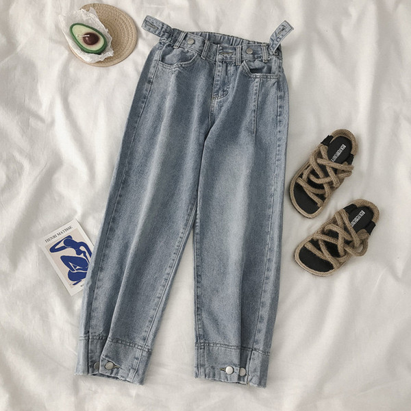 Blugi casual dama de culoare deschisa