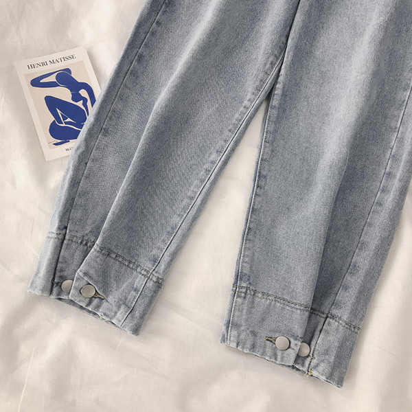 Blugi casual dama de culoare deschisa