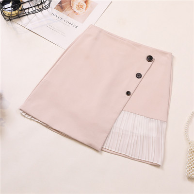 Fusta de dama eleganta model asimetric in mai multe culori