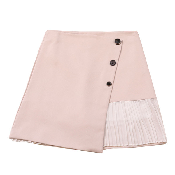 Fusta de dama eleganta model asimetric in mai multe culori