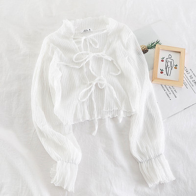 Camasa de dama eleganta model nou cu cravate - mai multe culori