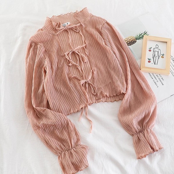 Camasa de dama eleganta model nou cu cravate - mai multe culori