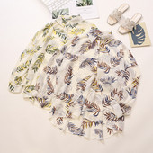 Cămașă casual de damă cu aplicație colorată în două culori