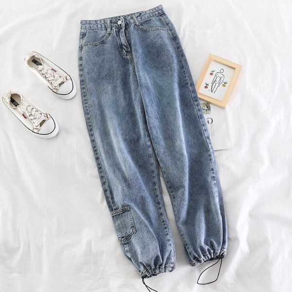 Model nou de blugi de dama cu buzunare in albastru si negru