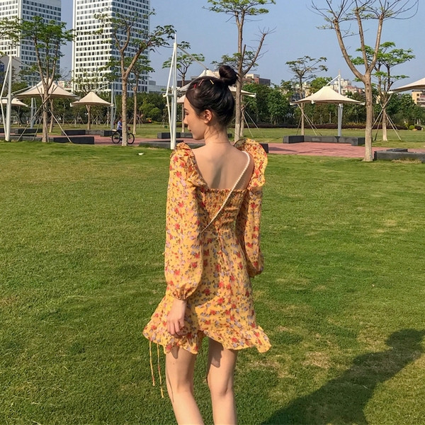 Rochie de dama actuala Model Slim cu model floral