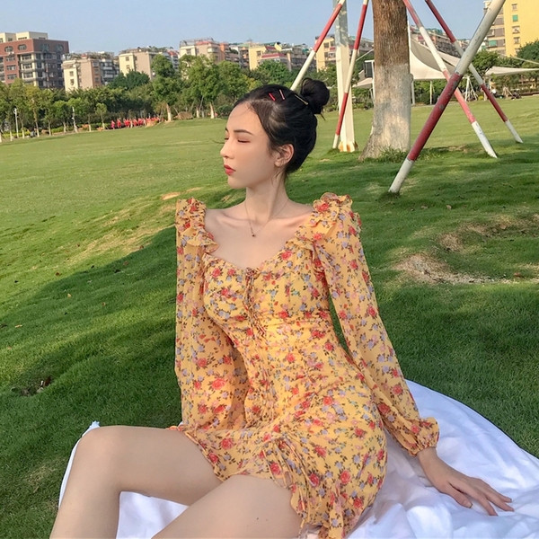 Rochie de dama actuala Model Slim cu model floral