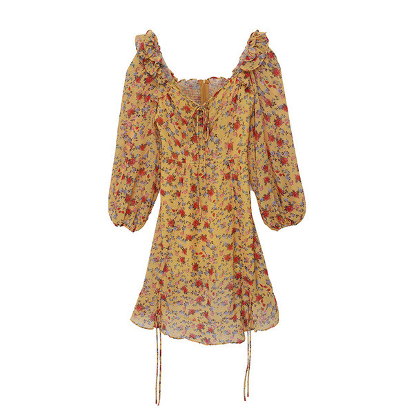 Rochie de dama actuala Model Slim cu model floral