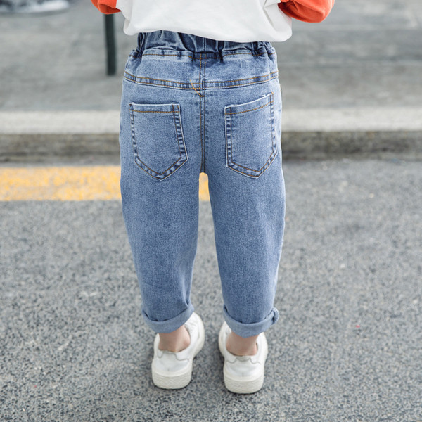 Blugi actuali pentru copii cu broderie-pentru fete