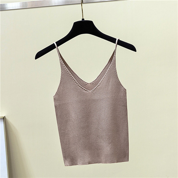 Actual maiou de damă în mai multe culori cu decolteu în V