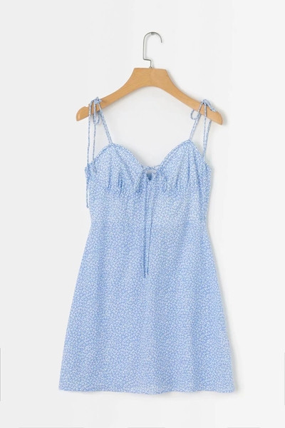 Rochie de dama cu bretele subtiri - model scurt