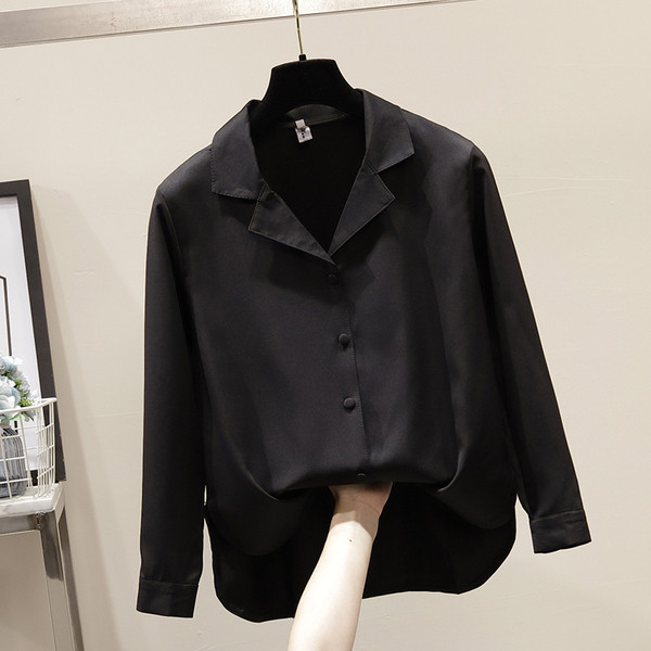 Cămașă elegantă de damă cu mâneci lungi - în trei culori