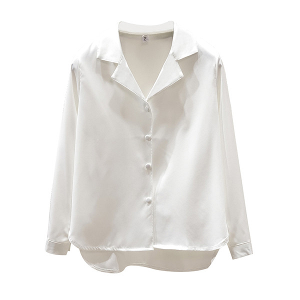 Cămașă elegantă de damă cu mâneci lungi - în trei culori