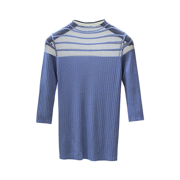 Bluză de damă modernă în trei culori cu mâneci 3/4