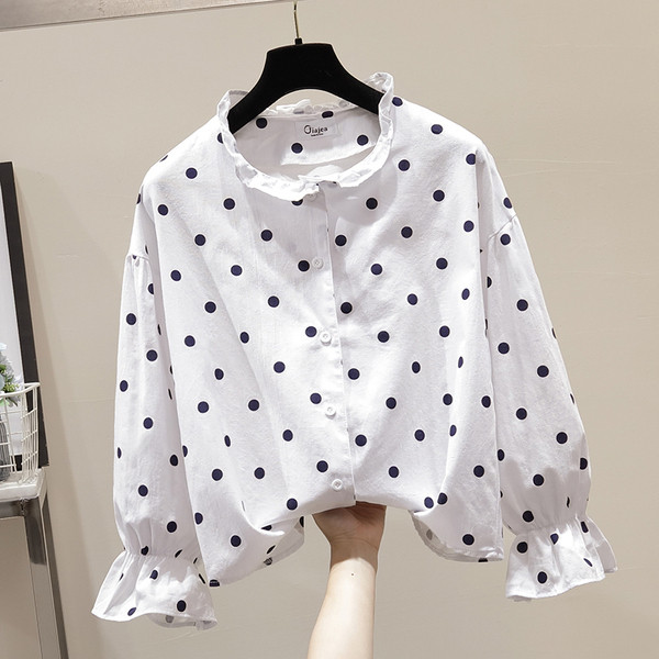 Cămașă de damă de ultimă oră, cu mâneci lungi, în două culori