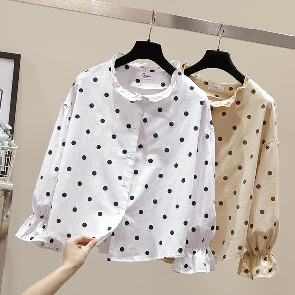 Cămașă de damă de ultimă oră, cu mâneci lungi, în două culori