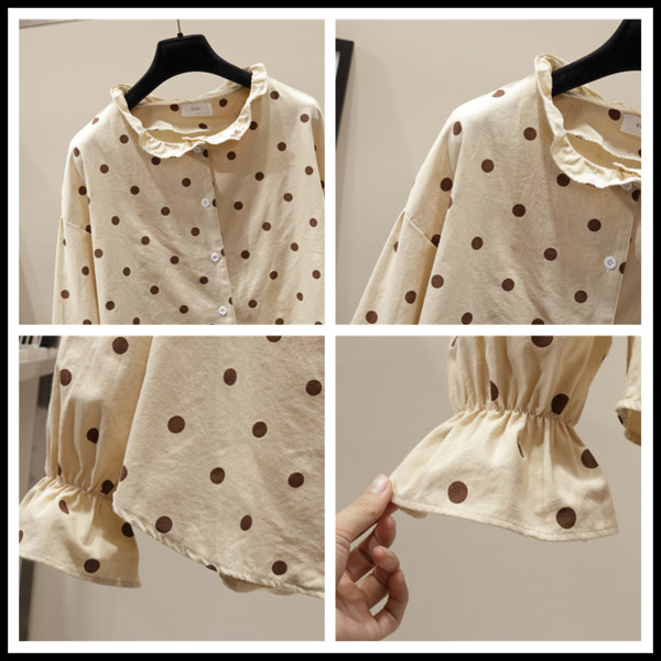 Cămașă de damă de ultimă oră, cu mâneci lungi, în două culori