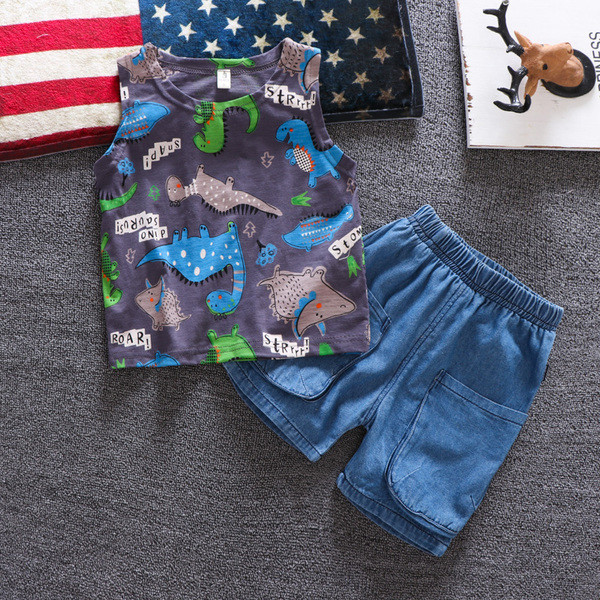 Set maiou + pantaloni pentru copii model nou pentru baieti