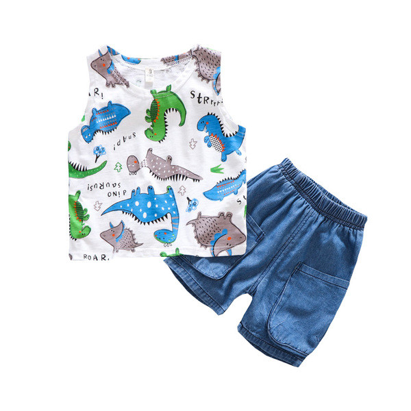 Set maiou + pantaloni pentru copii model nou pentru baieti