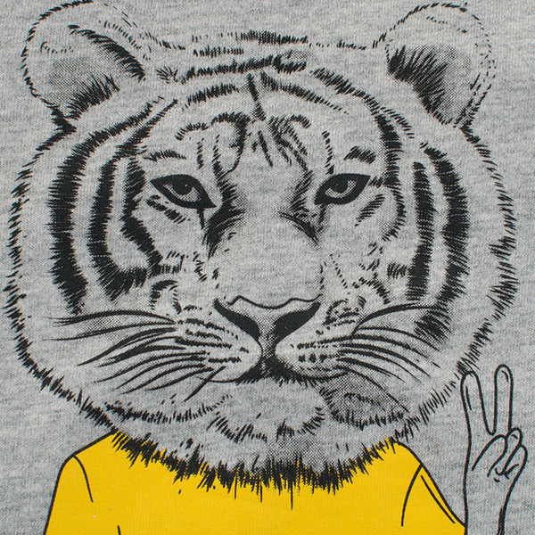 Bluza casual pentru copii in gri - pentru baieti