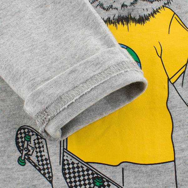 Bluza casual pentru copii in gri - pentru baieti