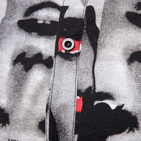 Cămașă modernă pentru bărbați, cu mâneci lungi, de culoare neagră