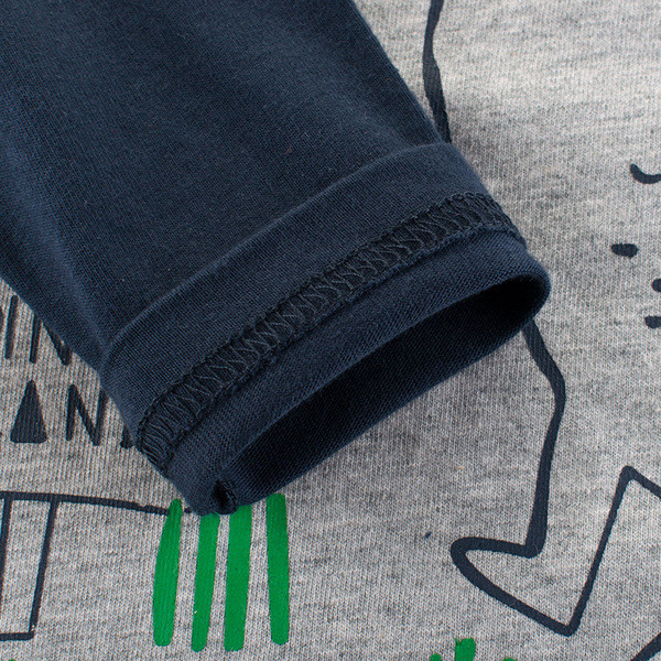 Bluză casual pentru copii cu aplicație-pentru băieți