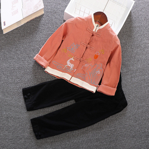 Set copii model nou din doua piese pentru baieti in trei culori