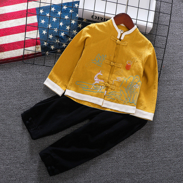 Set copii model nou din doua piese pentru baieti in trei culori