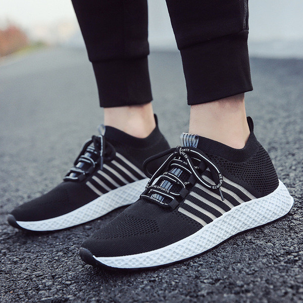 Tenisi moderni pentru bărbați cu șireturi în trei culori