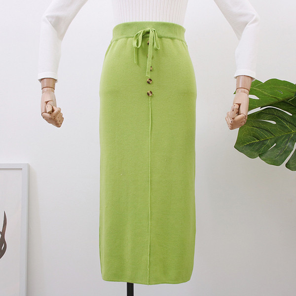 Fusta de dama stil nou model cu cravate in trei culori