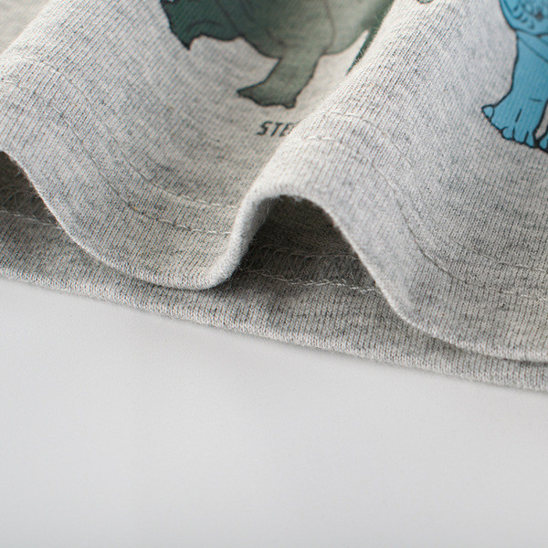 Bluza pentru copii pentru baieti - de culoare gri cu aplicatie