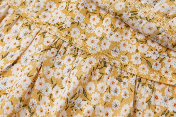 Rochie de dama cu bretele subtiri de culoare galbena