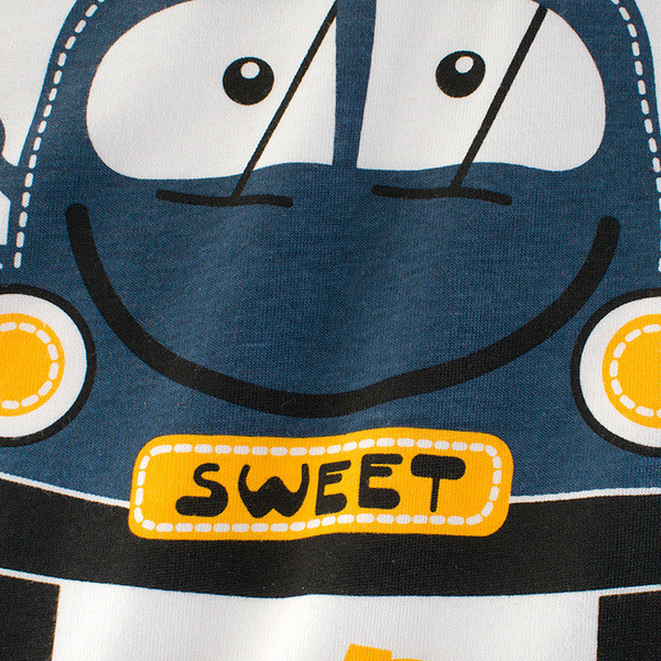 Bluza pentru copii in doua culori cu aplicatii diferite - pentru baieti