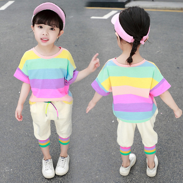 Set zilnic pentru copii pentru fete în două părți