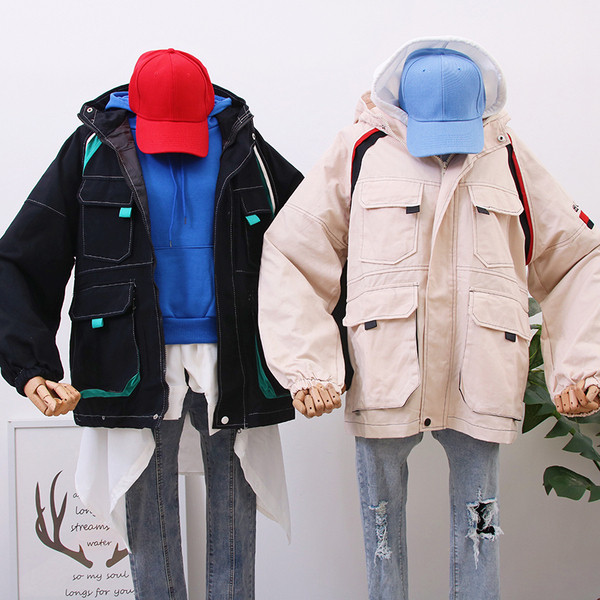 Model nou de geaca de zi cu zi pentru barbati cu buzunare in mai multe culori