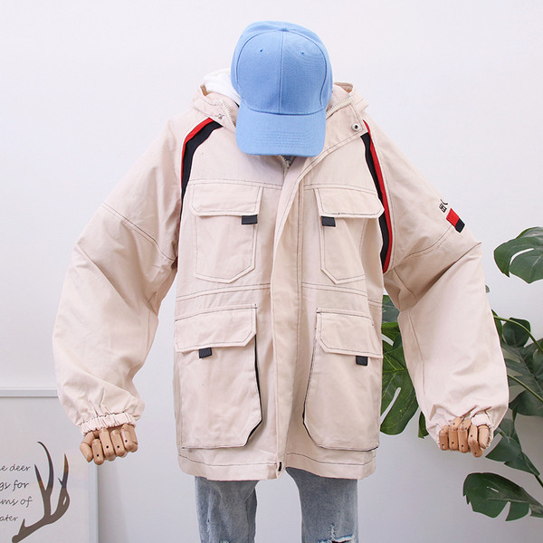 Model nou de geaca de zi cu zi pentru barbati cu buzunare in mai multe culori