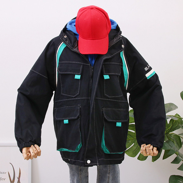 Model nou de geaca de zi cu zi pentru barbati cu buzunare in mai multe culori